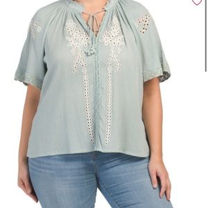 Gauzy eyelet blouse - Catherine Malandrino